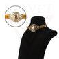 Necklace Earrings Set Crystal Pearl Choker Traditional Beads Girls Jewellery Set