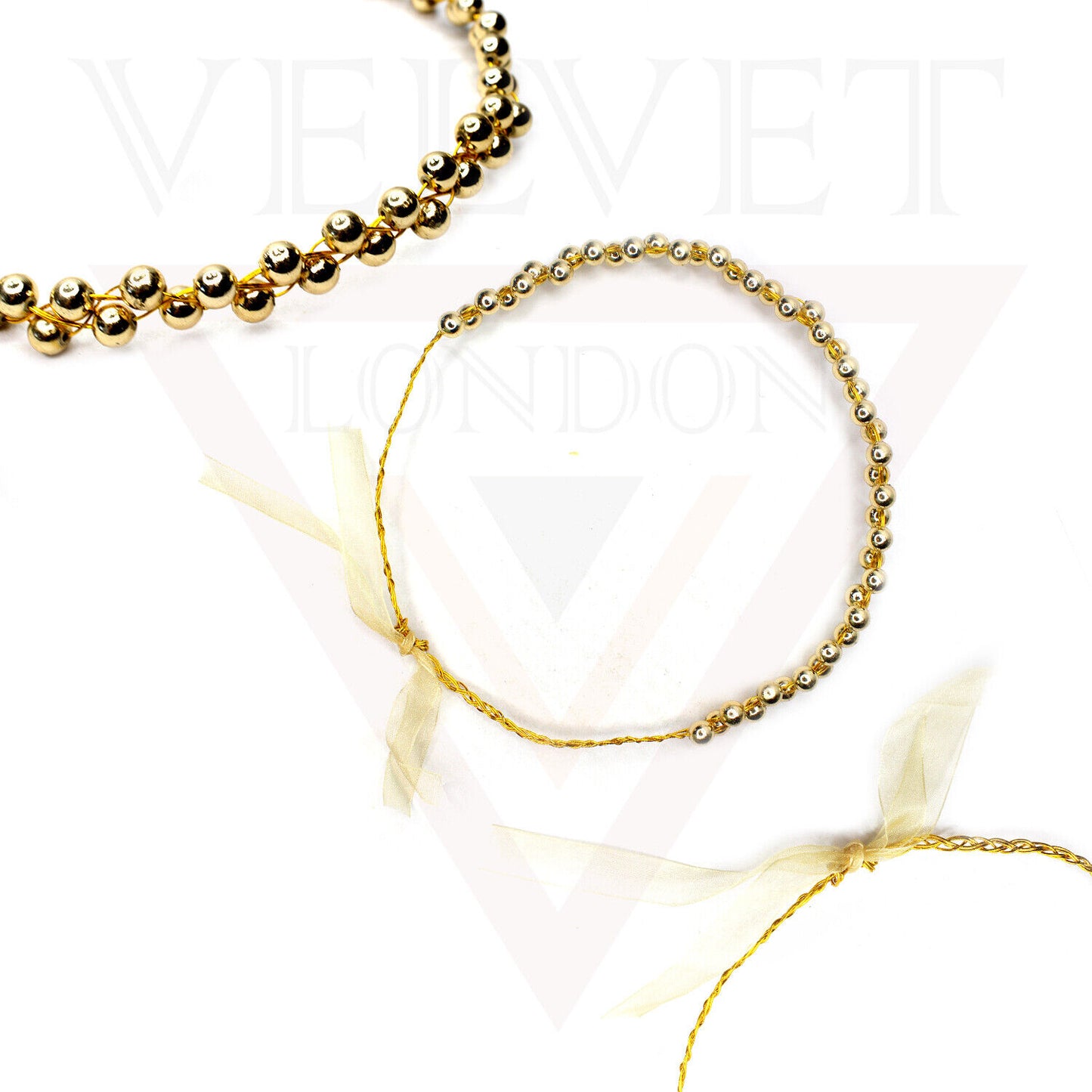 Headbands Big Pearl Tiara Crown Twin Pearl With Wire Ribbon For Party Wedding