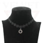 Girl Black Choker Charm Necklace Vintage Classic Pendant Lace Punk Retro Collar