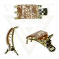Hair Claw Clips Marble French Style Hair Jaw Golden Kimono Clips Clamp Barrette