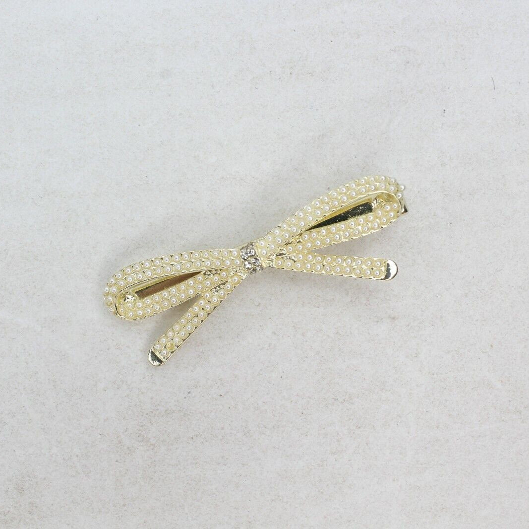 Pearl Hair Clips Pins Golden Hairpins Metal Diamond Hairdressing Crocodile Grips