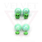 Owl Stud Earrings Pearl Double Sided Ear Studs Light Weight Cute Partywear