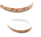 Flower Print Hair Bands Headband With Teeth Hair Hoop Non-slip Gripper Headwears