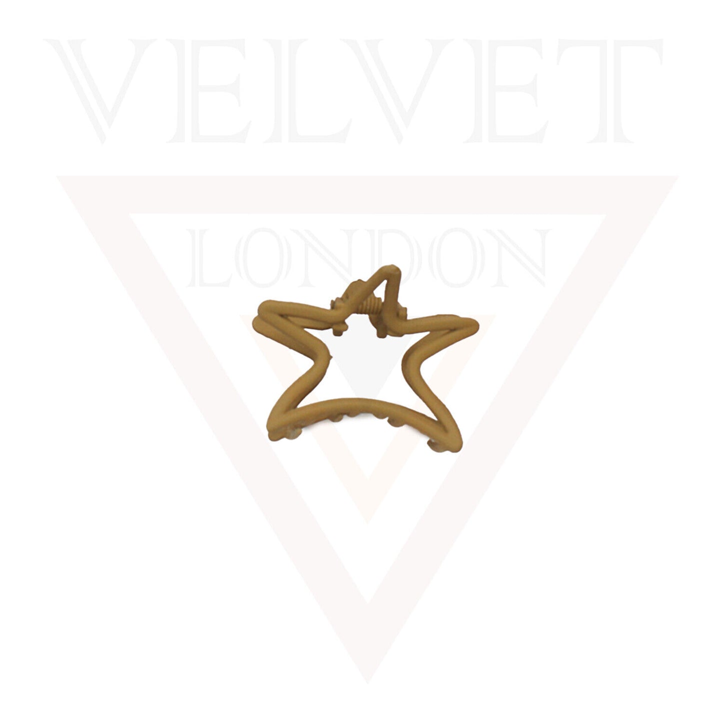 Metal Hair Claw Clips Matte Hair Clamp Star Barrette Frosted Jaw Accessories