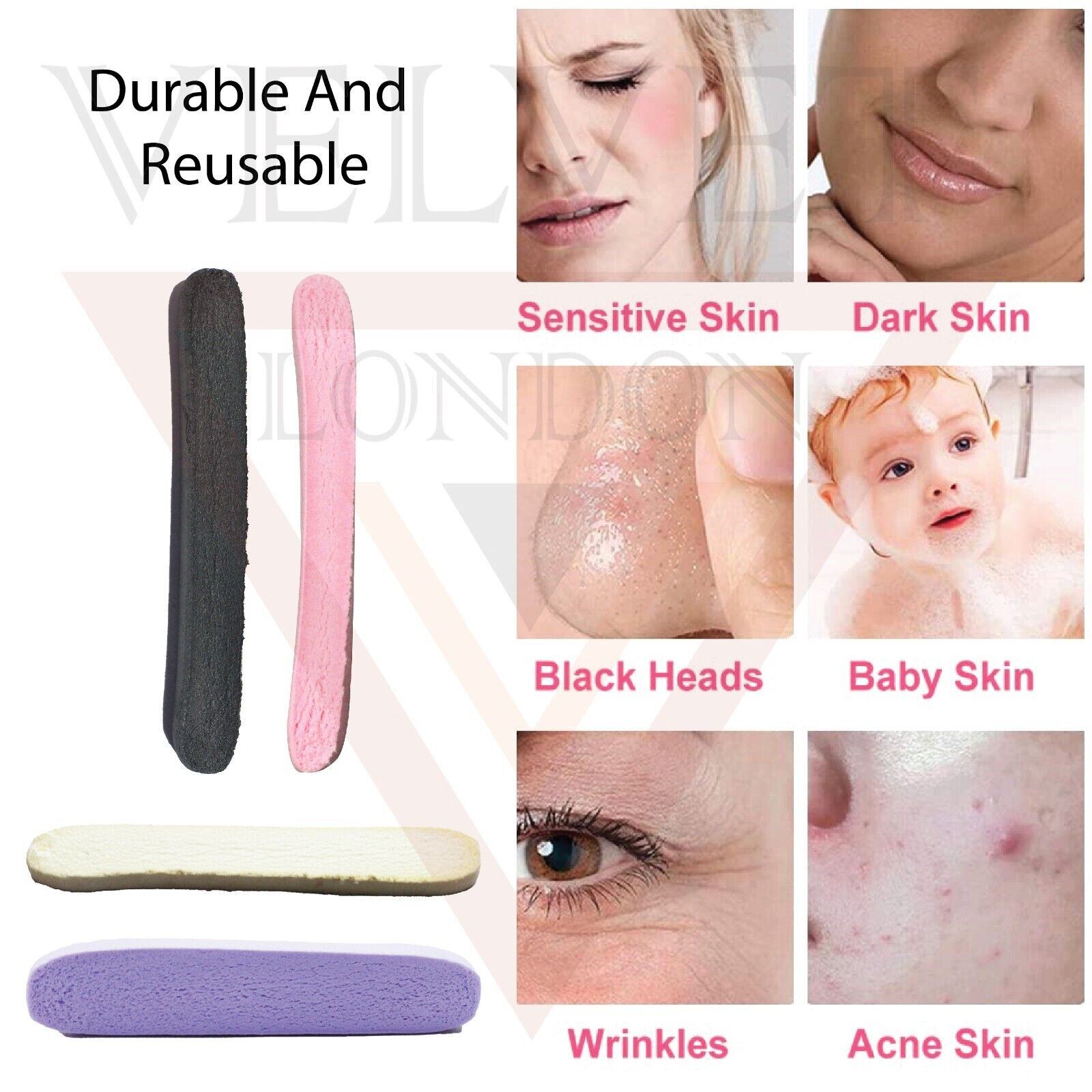 Cleansing Exfoliating Face Sponges for Washing Face Disposable Facial Sponges