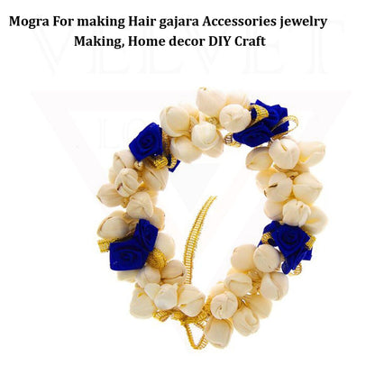 50x Decorative Mogra Artificial Jasmine Buds For Making Gajra Necklace Bun Maker