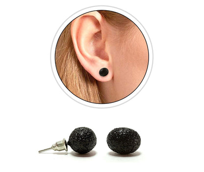 Stud Earrings Glitter Pierced Ear Stud Shining Earrings Bridesmaid Partywear