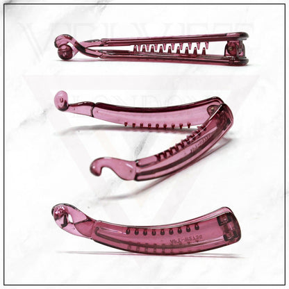 Women Long Hair Banana Hair Clip Tort Twisted Long Fish Clip Comb Grip