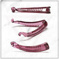 Women Long Hair Banana Hair Clip Tort Twisted Long Fish Clip Comb Grip