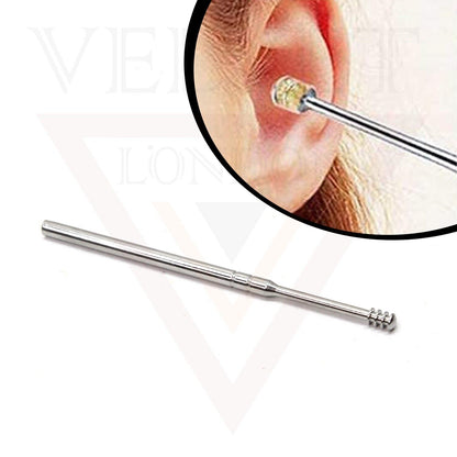 Professional Earplugs and Wax Tool Set, with an Ear Pick Storage Bucket 6pcs