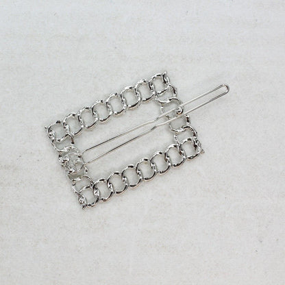 Silver Hair Clips Metal Infinity Pins Sliders Barrettes Korean Clips Hair Grip