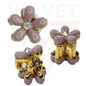 Hair Claw Drop Pearl Flower Non-Slip Mini Claw Hair jaw Clip Barrettes Hair Pins