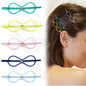 5x Bow Hairpins Set Metal Hair Clips Blonde Bobby Pin Grips Hair Accessories