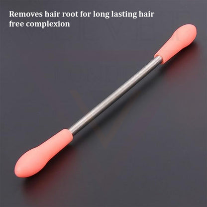 3x Hair Removal Spring Portable Wax Kit Eyebrow Face Epilator Threading Tool