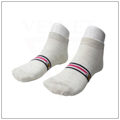 3 Line Crew Socks Novelty Cotton Butterfly Print Socks For Women and Girls