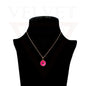 Pendant Necklace Small Colour Golden Sunflower Vintage Delicate Choker Chain