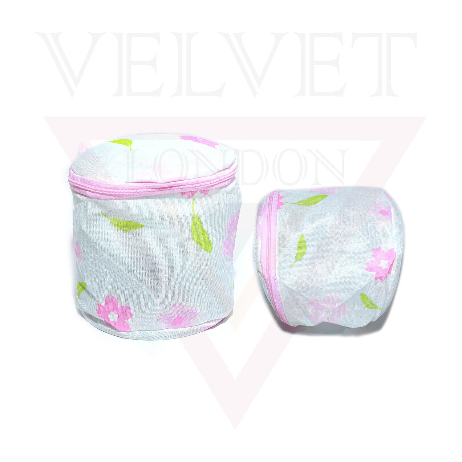 Bra Wash Bag Mesh Wash Laundry Bags Cylindrical Zips Washing Machine, Travel Bag