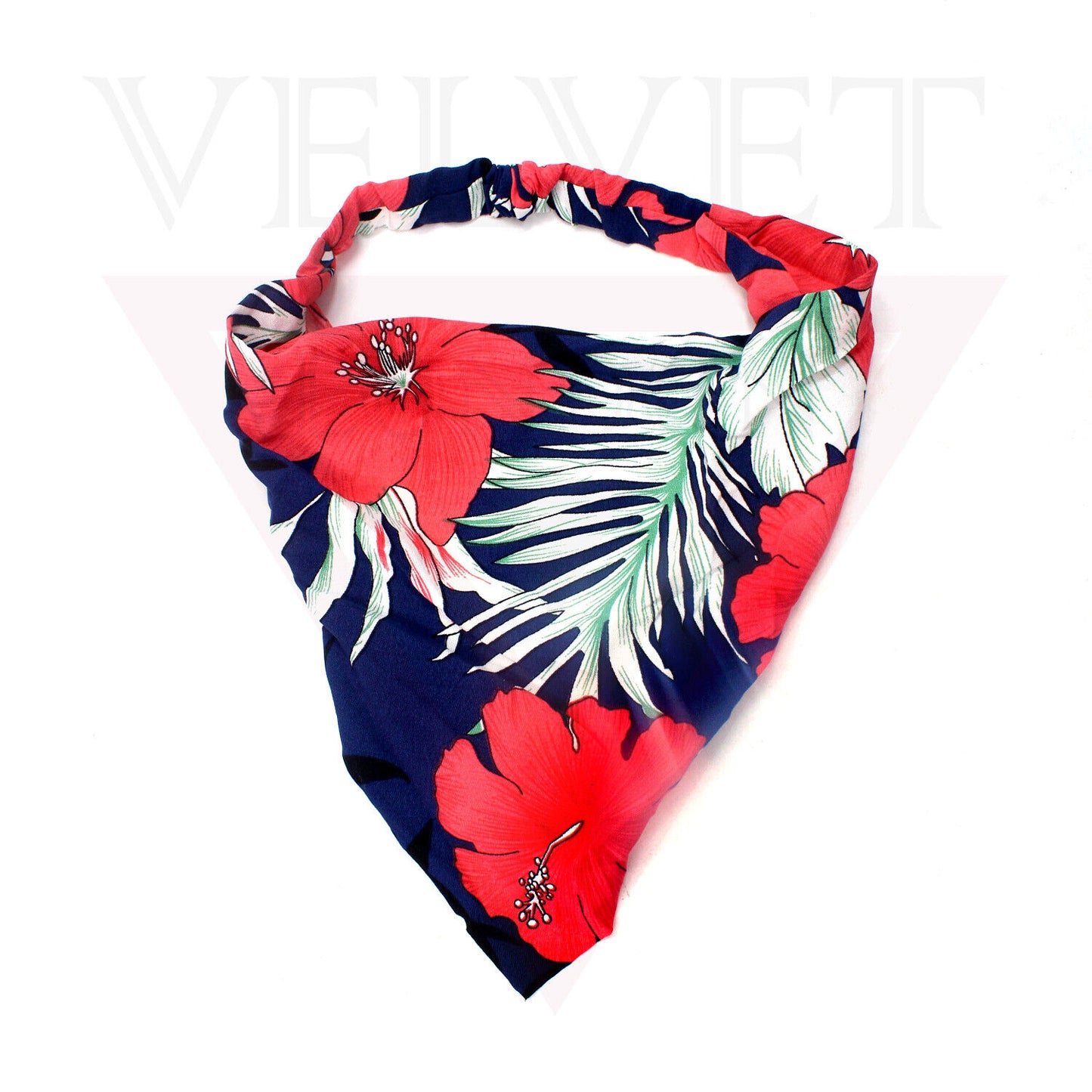 Head Kerchief Hair Scarf Hair Band Floral Hair Bandanas Elastic Headbands