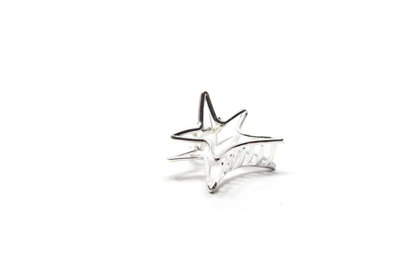 4x Hair Clamp Hair Claw Clips Star Metal Mini Hair Jaw Claw Barrattes Clutchers