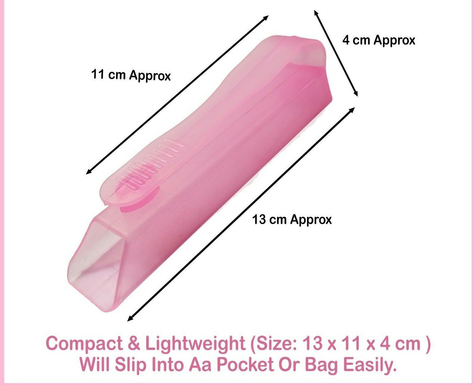 Pink Pill Popper Blister Pack Pill Puncher Tablet Remover Popper Medicine Tool 