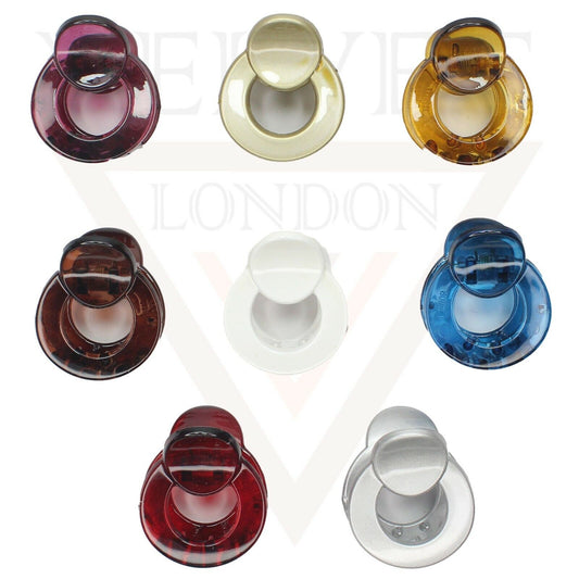 Hair Claw Clips Hair Clamp Round Tiny Hair Claw Crab Hairgrip Non-Slip Barrette