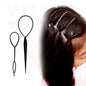 Hair Styling Tool Braid Topsy Tool Black Twist Styling Tools Loop Ponytail Maker