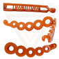 Round Banana Hair Clip Ponytail Holder Non-Slip Twist Barley Comb Clamp Grips