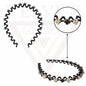 Non-slip Hair Band Flower Pearl Headwear Headband Diamond Hair Hoop New