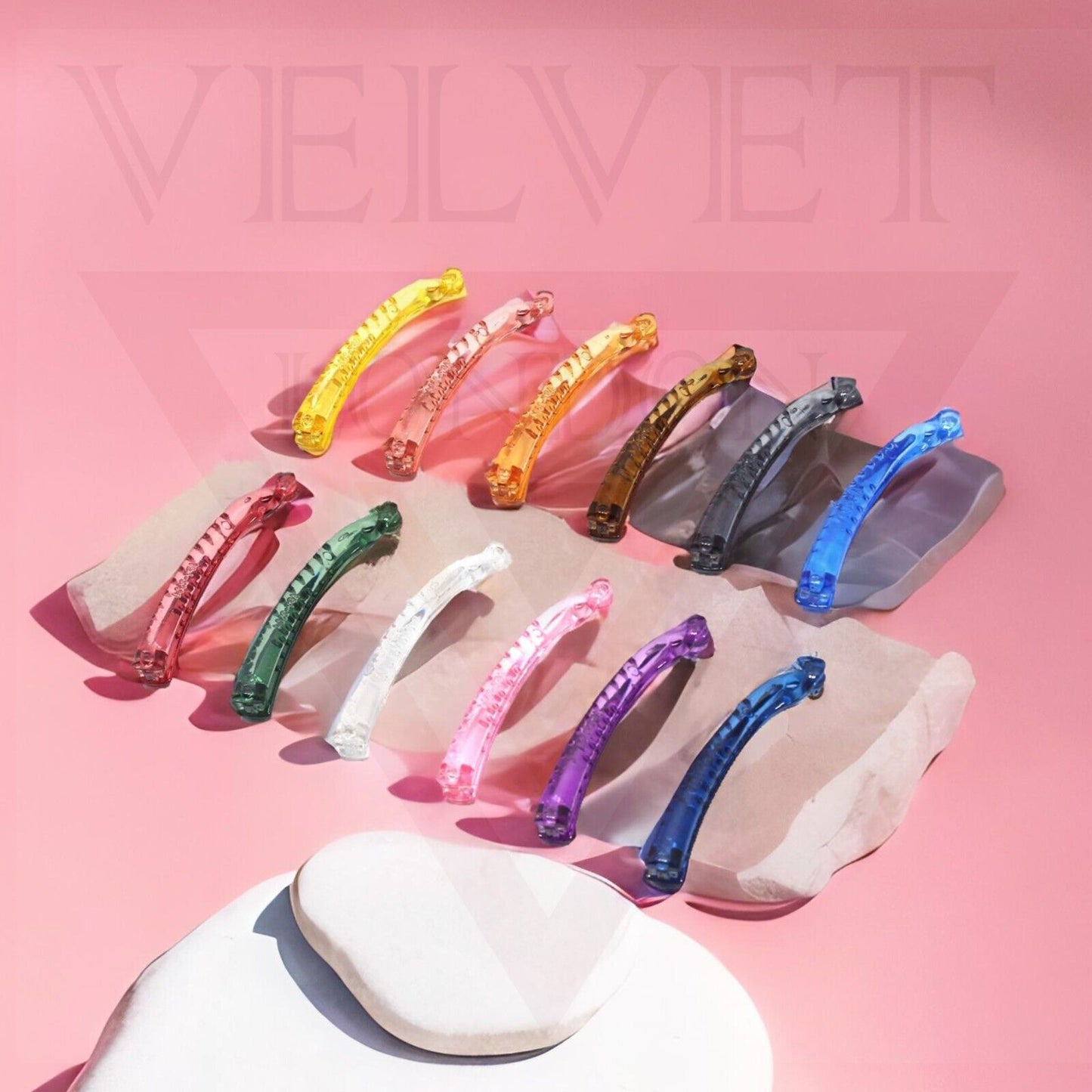 Banana Hair Clips Barrette Hair Ties Twist Comb Ponytail Holder Fishtail Clips