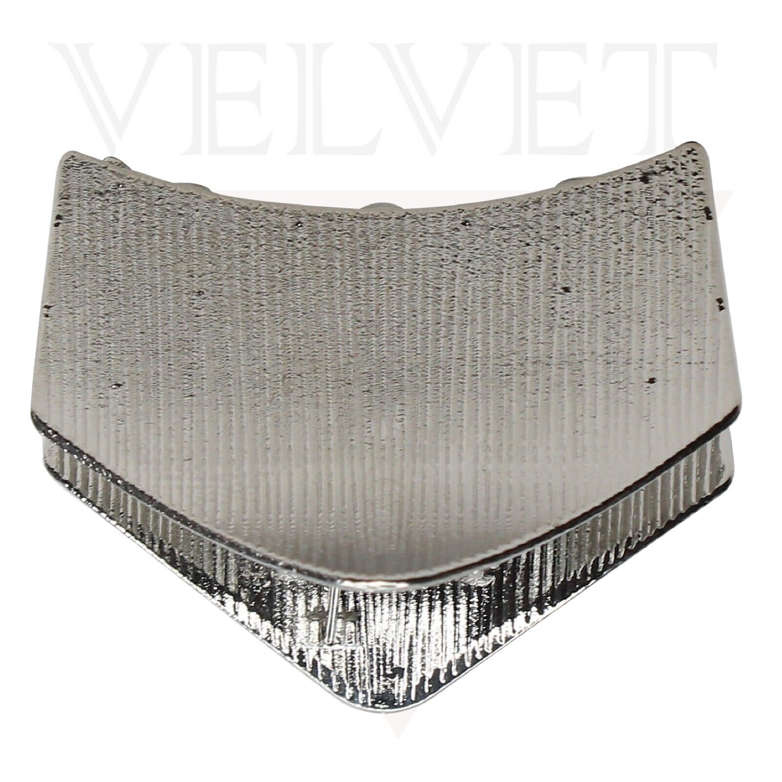 4x Lining Hair Claw Metal Pyramid Shape Hair Clips Jaw Clamp Strong Hold Hairpin