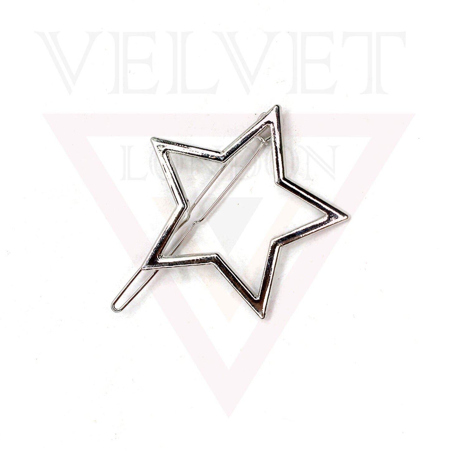 Silver Korean Clip Hair Clip Metal Hair Pin Sliders Minimalist Grips Barrettes 