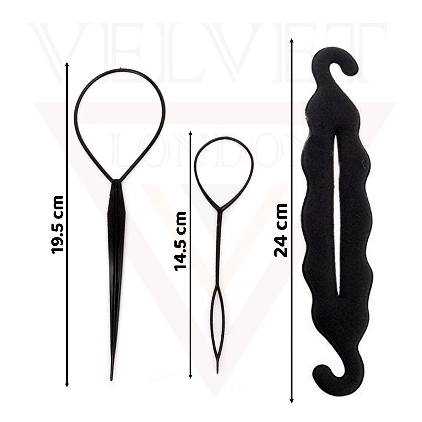 Black Hair Braid Topsy Tail Hair Styling French Hair Braiding Tool Bun Maker