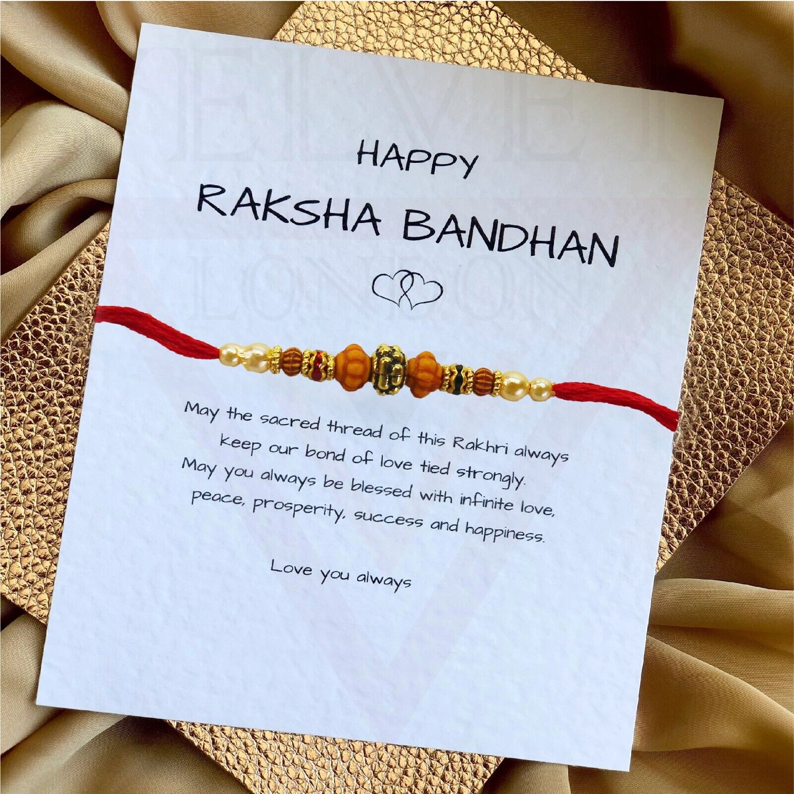 12Pc Set Rakhi Thread Bracelet Multicolour Bead Raksha Bandhan Rakhi for Brother