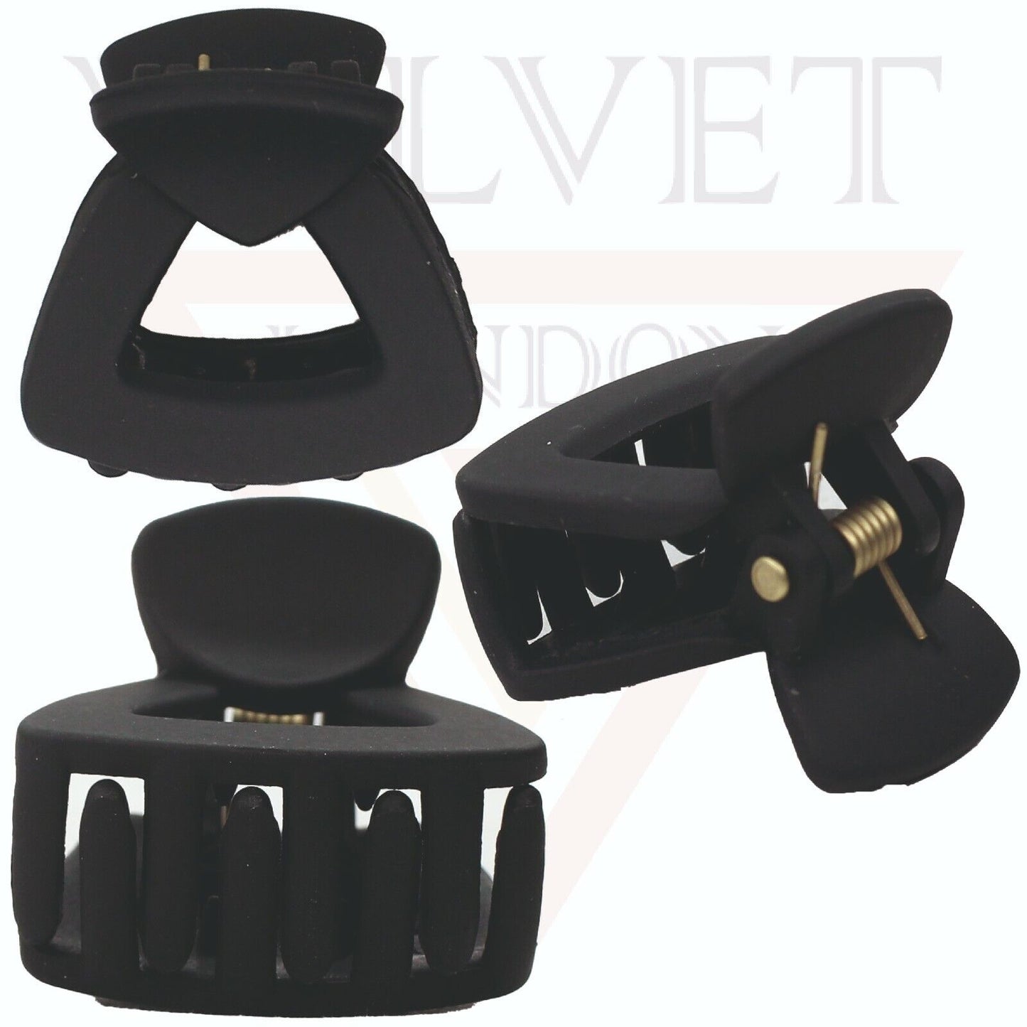 Hair Claw Clips Small Hair Clamp Neon Mini Jaw Claw Clutcher Barrette Hairpins