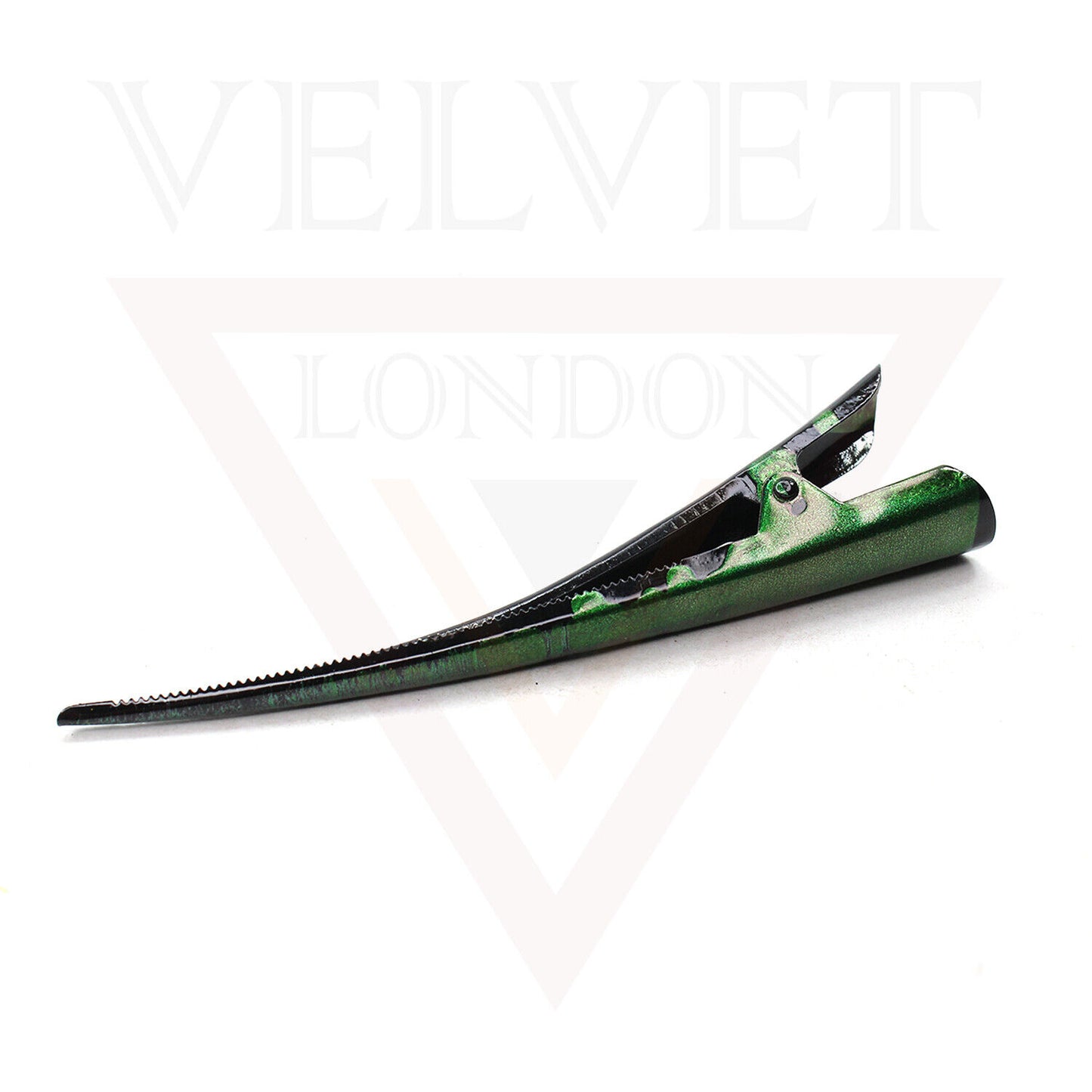 Duckbill Hair Clip Metal Crocodile Barrettes Teeth Long Hair Styling Clips Salon