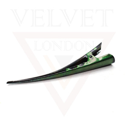 Duckbill Hair Clip Metal Crocodile Barrettes Teeth Long Hair Styling Clips Salon