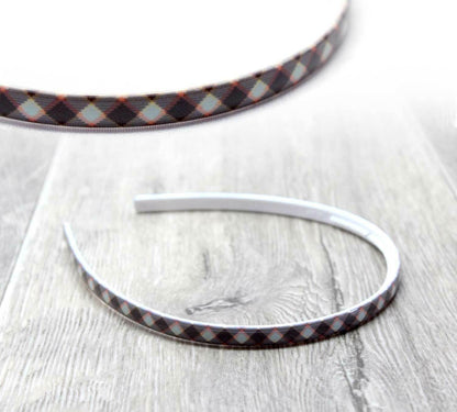 Chex Print Hair Bands Headbands Alice Hair Hoop Hair Women's Hair Accessories