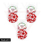 3x Red Round Bindi Indian Fore Head Sticker Wedding Party Tikka Chandla