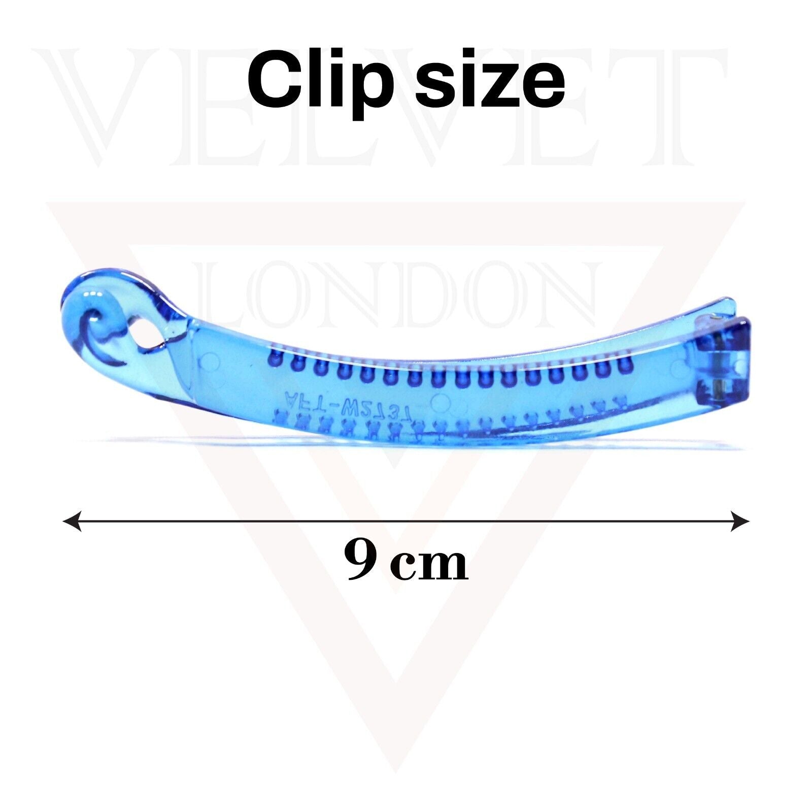 Barley Twist Hair Comb Banana Hair Clip Ponytail Clamp Grip Slide Fish Clip