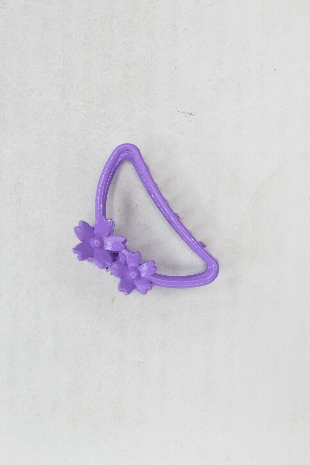 Matte Hair Claw Clip Metal Flower Clutcher Non-slip Frosted Barrette Jaw Clamp