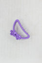 Matte Hair Claw Clip Metal Flower Clutcher Non-slip Frosted Barrette Jaw Clamp