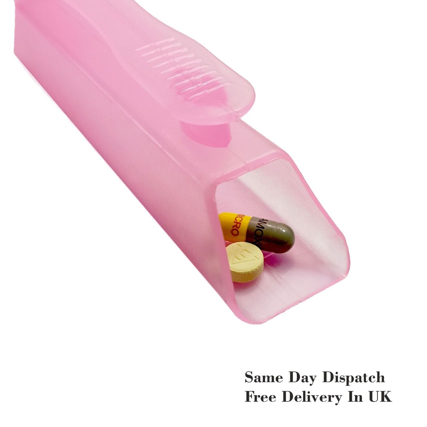 Pink Pill Popper Blister Pack Pill Puncher Tablet Remover Popper Medicine Tool 