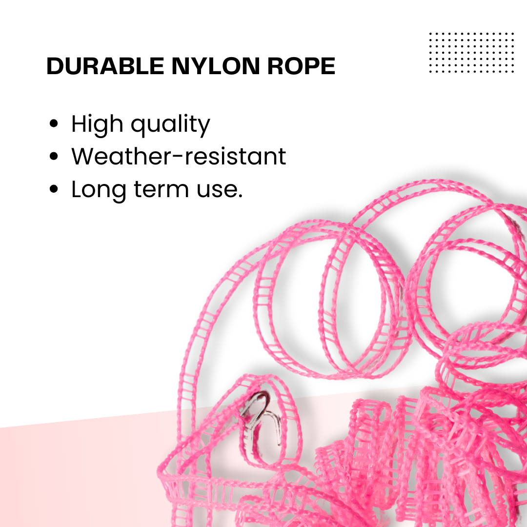 Washing Line 5 Meters Clotheslines Portable for Outdoor Indoor Travel Drying Use