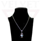 Fashion Silver Evil Eye Charm Pendant Chains Necklace Stylish Oxidised Beachwear