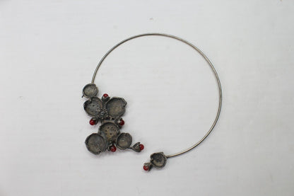 Tribal Antique German Silver Oxidized Traditional Necklace Boho Choker Ethnic UK