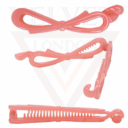 Banana Clips Bow Ponytail Holder Hair Pins Grips Fishtail Twist Comb Hair Clips