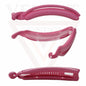 Banana Clips Hair Clamp Matte Dotted Twist Hair Clips Pins Comb Ponytail Holder