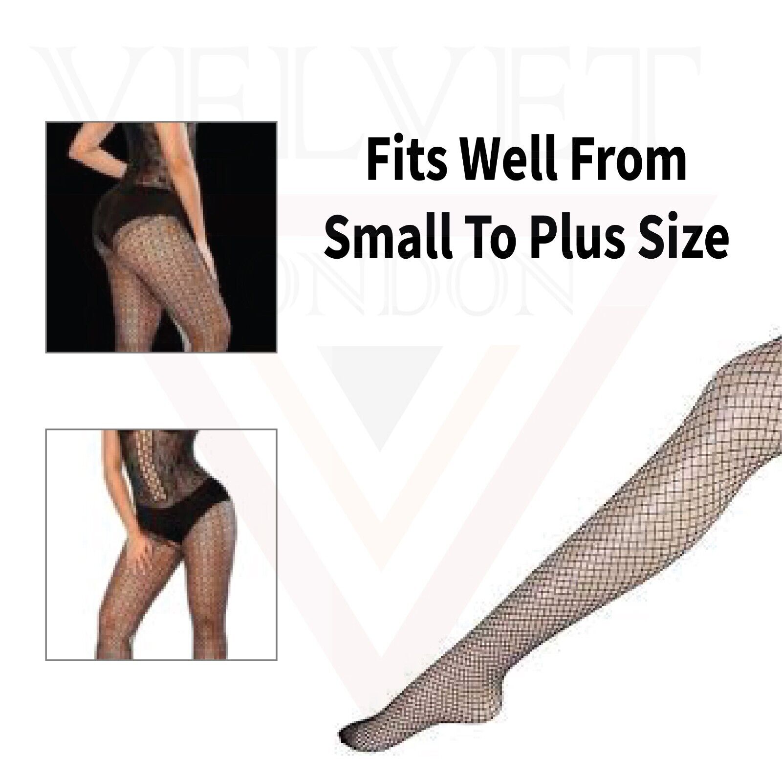 Sexy Bodystocking Fishnet Bodysuit Lingerie Dress Naughty Body Stocking Black