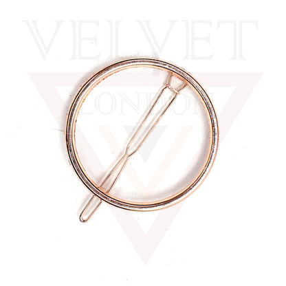 4pcs Metal Hair Clip Round Hair Pins Grip Sliders Clips Hair Styling Accessories