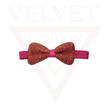 Baby Bow Headband Ribbon Elastic Hair Band Girl Headwear Bow Lace Band